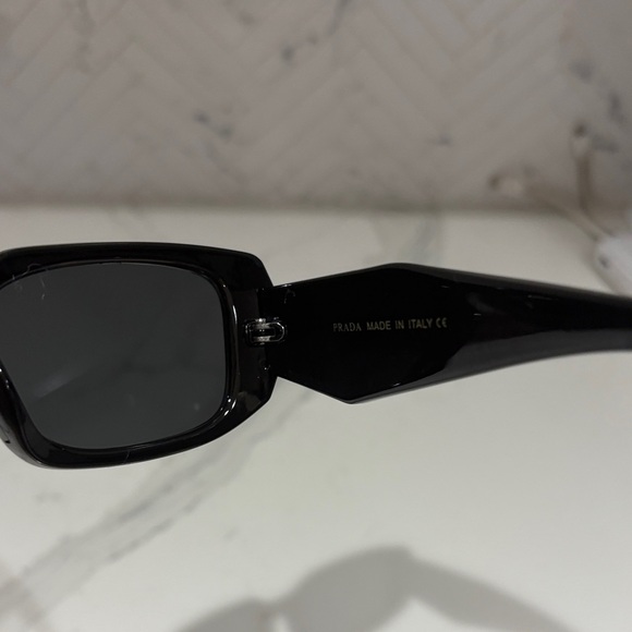 Prada Black Logo Sunglasses - Picture 5 of 6